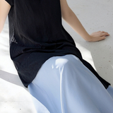 Casual V-Neck Sleeveless Shirt & Slip Dress Set - liwisi