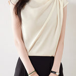 Elegant Versatile Ruched Shirt - liwisi