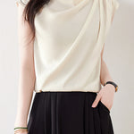 Elegant Versatile Ruched Shirt - liwisi