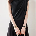 Elegant Versatile Ruched Shirt - liwisi