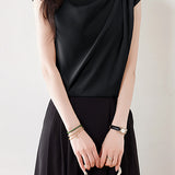 Elegant Versatile Ruched Shirt - liwisi