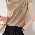 Elegant Versatile Ruched Shirt - liwisi