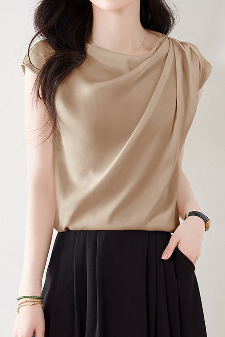 Elegant Versatile Ruched Shirt - liwisi
