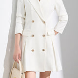 Casual Slim-Fit Blazer Dress - liwisi