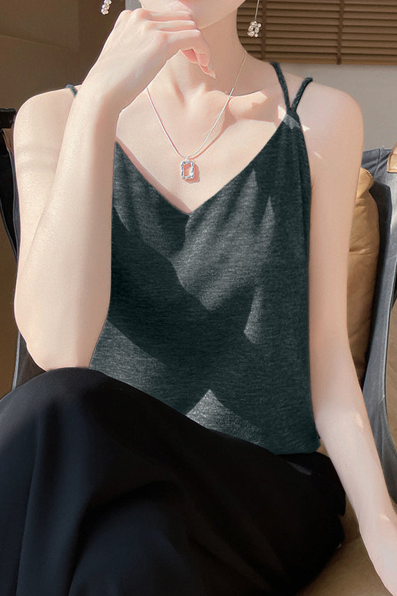 Casual Solid Color Knitted Vest - liwisi