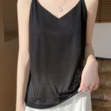 Casual Solid Color Knitted Vest - liwisi