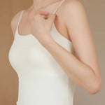 Casual Simple Cami Bra With Chest Pad - liwisi