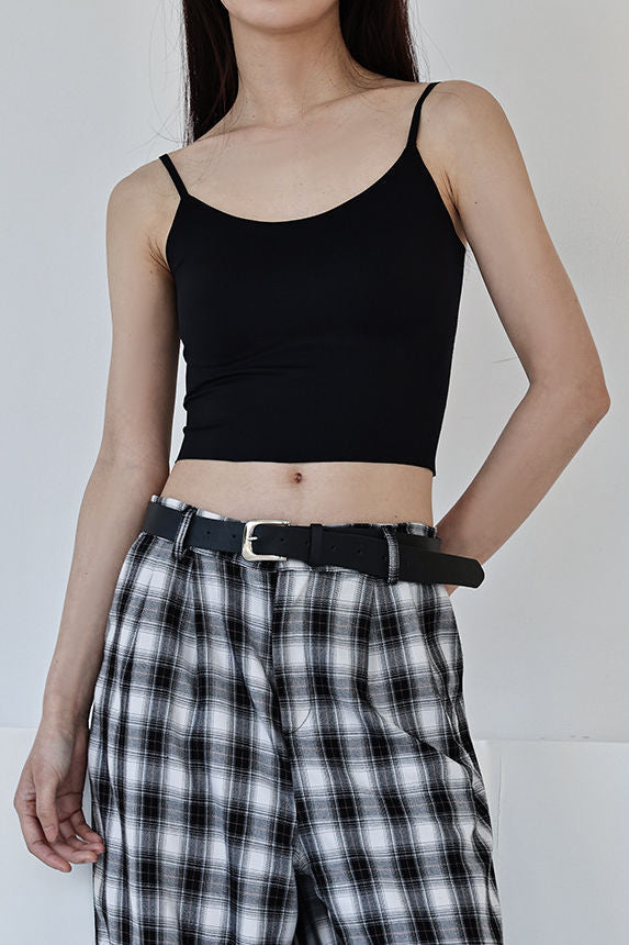 Casual Simple Cami Bra With Chest Pad - liwisi