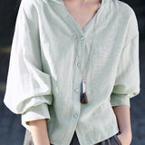 Casual Waist Cinched Ruched Texture Shirt - liwisi