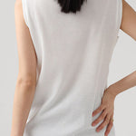 Casual Waffle Fake Two-Piece Knitted Vest - liwisi