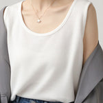 Casual Waffle Fake Two-Piece Knitted Vest - liwisi