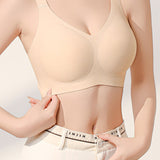 Seamless One-Piece Fixed Cup Bra - liwisi