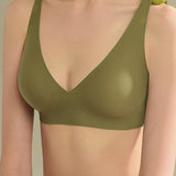 Seamless One-Piece Support Fixed Cup Bra - liwisi