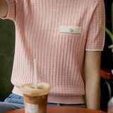 Casual Waffle Knit Color-Block Sweater - liwisi