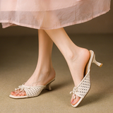 Casual Woven Hollow Sandals - liwisi