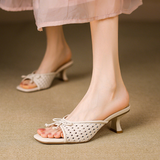 Casual Woven Hollow Sandals - liwisi