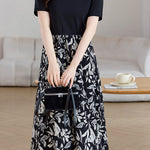 Casual Faux-Layer Patchwork Floral Dress - liwisi