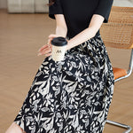 Casual Faux-Layer Patchwork Floral Dress - liwisi