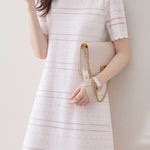 Elegant Hollow Lace Dress - liwisi