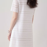 Elegant Hollow Lace Dress - liwisi