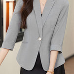 Casual Elegant Waist Blazer - liwisi