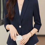 Casual Elegant Waist Blazer - liwisi