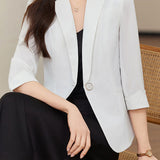 Casual Elegant Waist Blazer - liwisi