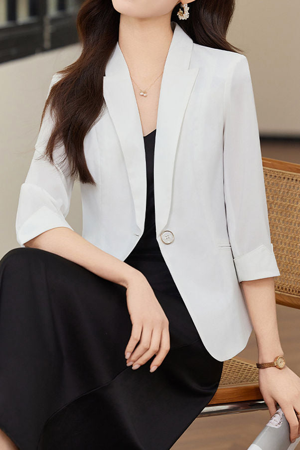 Casual Elegant Waist Blazer - liwisi