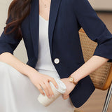 Casual Elegant Waist Blazer - liwisi