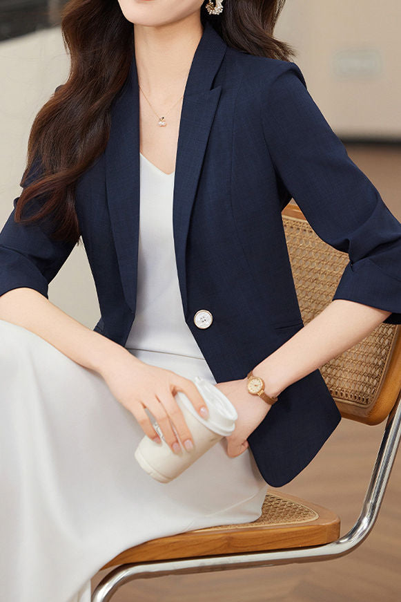 Casual Elegant Waist Blazer - liwisi