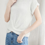 Casual Solid Color Crew Neck Knit Sweater - liwisi