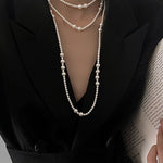 Elegant Three-Layer Pearl Necklace - liwisi