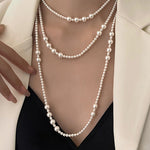 Elegant Three-Layer Pearl Necklace - liwisi