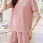 Casual White Edge Lapel Set - liwisi