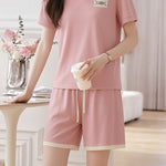 Casual White Edge Lapel Set - liwisi