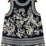 Elegant Embroidered Sleeveless Vest - liwisi