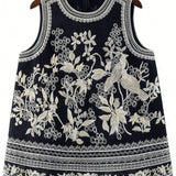 Elegant Embroidered Sleeveless Vest - liwisi