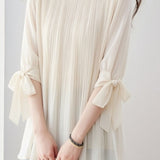 Casual Lantern Sleeve Short Sleeve Shirt - liwisi