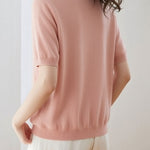 Casual Loose Versatile Color Block Knit Sweater - liwisi