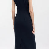 Elegant Pleated Slim Fit Dress - liwisi
