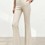 Casual High Waist Drape Straight Pants - liwisi