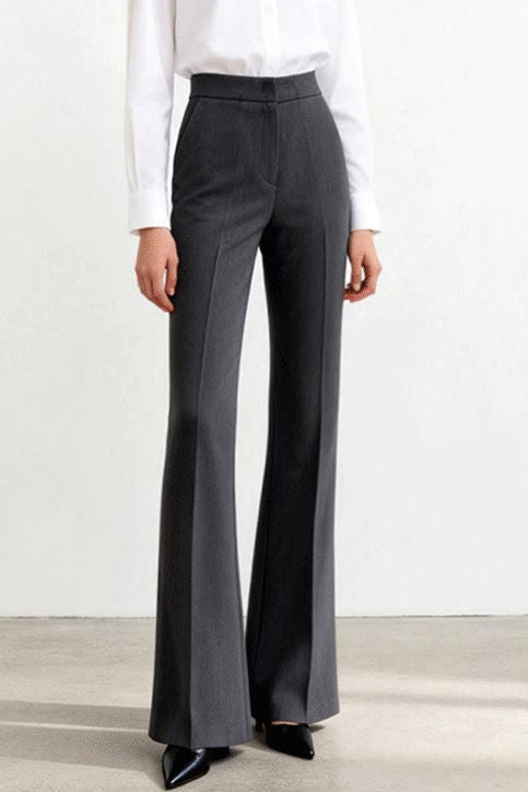 Casual High Waist Drape Straight Pants - liwisi