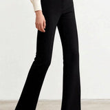 Casual High Waist Drape Straight Pants - liwisi