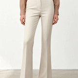 Casual High Waist Drape Straight Pants - liwisi