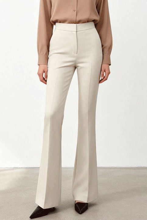 Casual High Waist Drape Straight Pants - liwisi