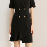 Elegant Waist Blazer Dress - liwisi
