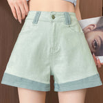 Casual Spliced A-Line Jeans - liwisi