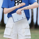 Casual Floral Decor Short Sleeve T-Shirt - liwisi