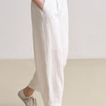 Casual Versatile Linen Cotton Blended Suit Set - liwisi