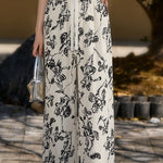Casual Daily Printed Wide Leg Pants - liwisi